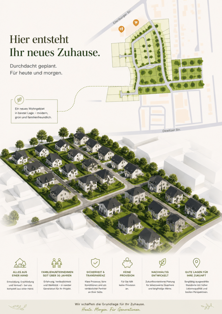 Baugrundstück in Taucha Gartenstadt